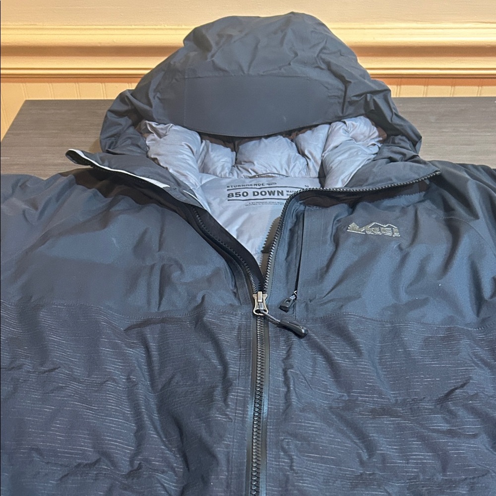 REI Stormhenge 850 Down Waterproof Puffer Jacket - Gray